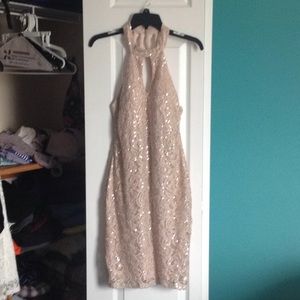Pink Sparkly Homecoming dress